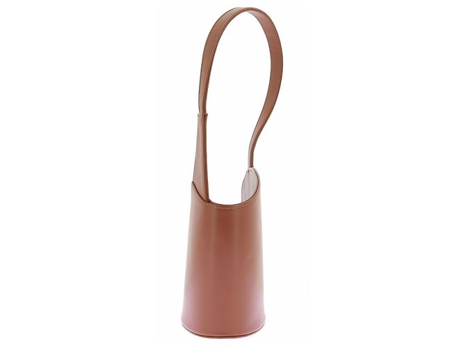 Autre Marque Borsa a mano in pelle marrone Amphora Collection - vista 4