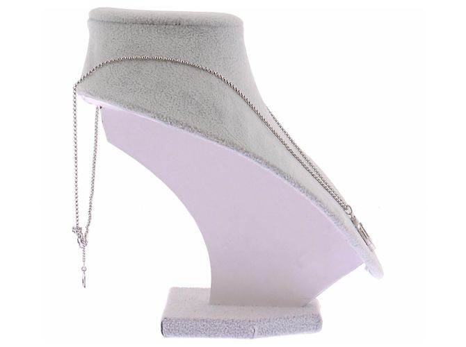 Collana Dior a Ferro di Cavallo Argentata Metallo Argento - vista 3