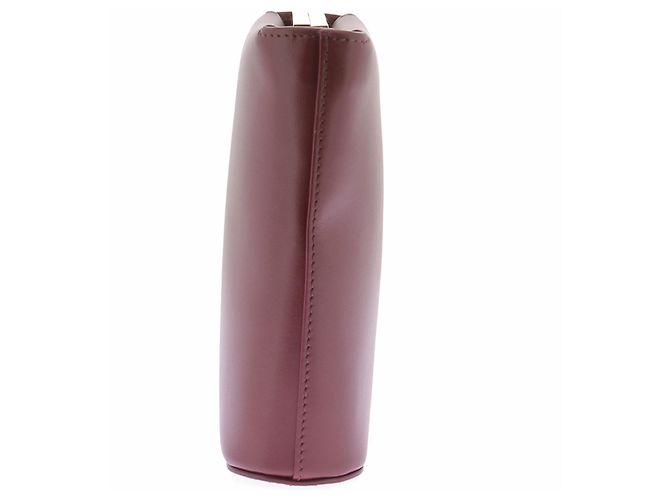 Autre Marque Mini bolso burdeos de cuero - vista 3
