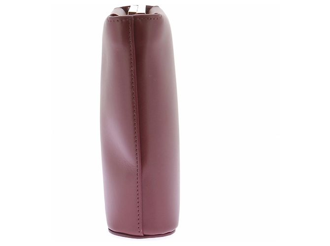 Autre Marque Mini bolso burdeos de cuero - vista 4