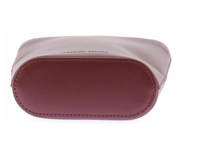 Autre Marque Mini bolso burdeos de cuero - vista 7