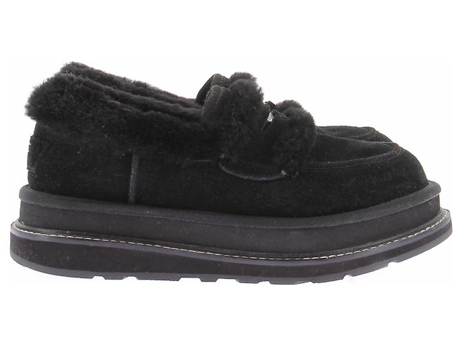 Sacai Mocassins à plateformes noirs Black - view 2
