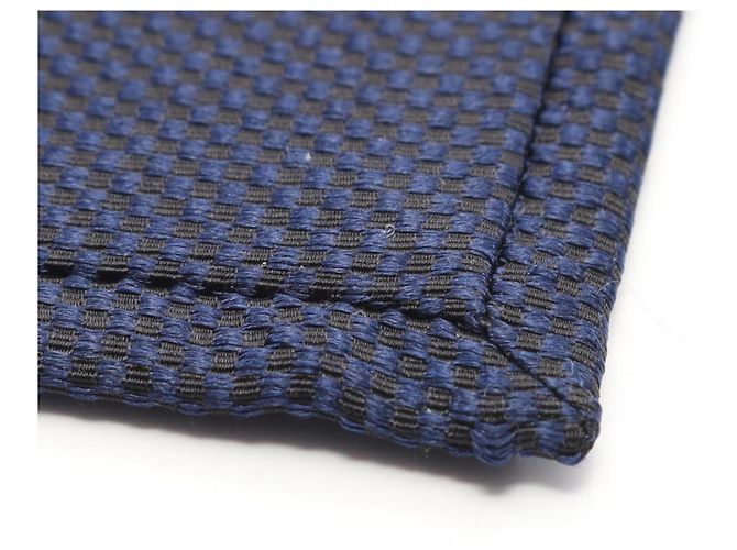 Cravatta Louis Vuitton, seta, uomo, blu navy. - vista 6