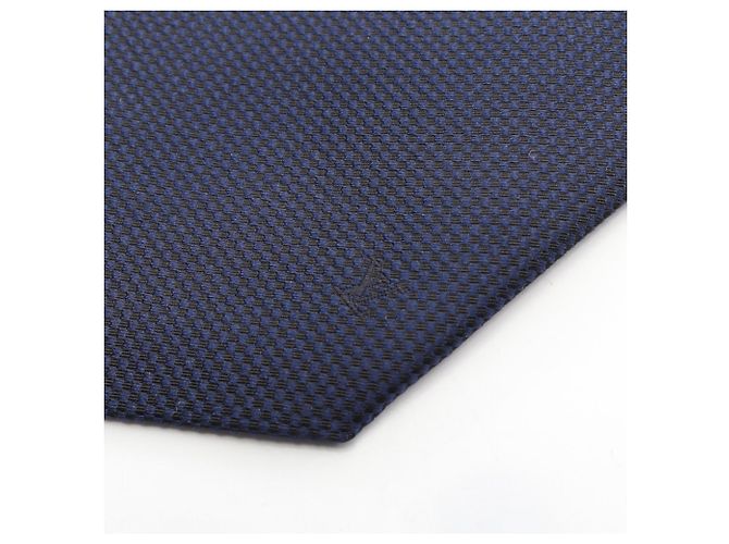 Cravatta Louis Vuitton, seta, uomo, blu navy. - vista 7