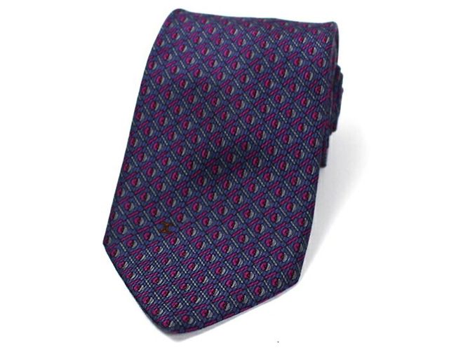 Chanel Silk Blue Ties - view 3