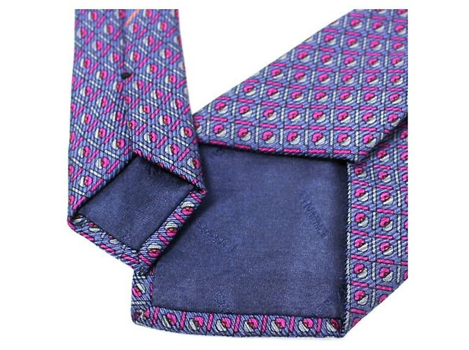 Chanel Silk Blue Ties - view 6