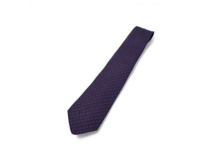 Chanel Silk Blue Ties - view 8