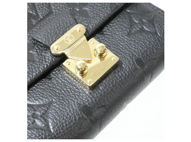 Portafoglio Metis Compact Monogram Empreinte Louis Vuitton Nero - vista 4