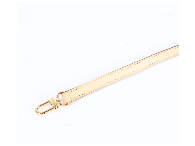 Louis Vuitton Natural Leather Bag Accessory Shoulder Strap Brown Men's Beige - view 2