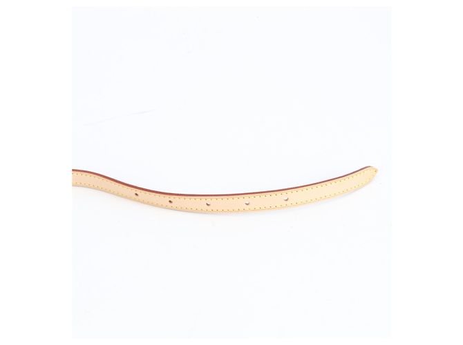 Louis Vuitton Natural Leather Bag Accessory Shoulder Strap Brown Men's Beige - view 4