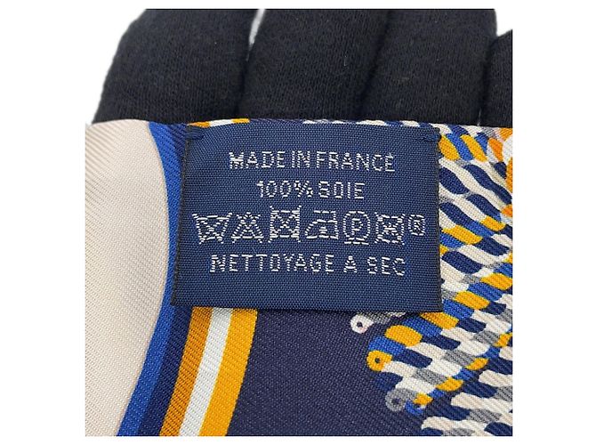 Cachecol Hermès twilly epaulettes de gala em seda para mulheres Multicor - vista 13