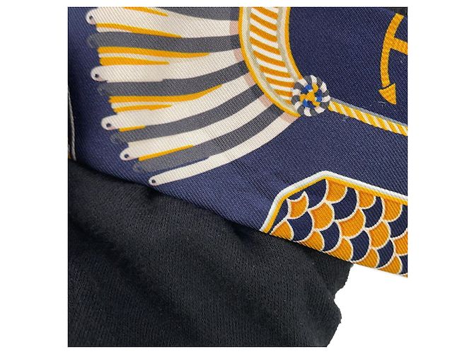 Cachecol Hermès twilly epaulettes de gala em seda para mulheres Multicor - vista 5
