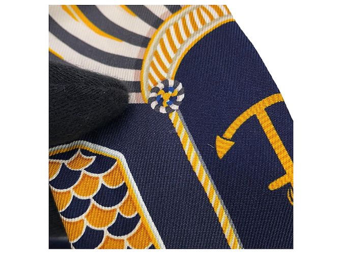 Cachecol Hermès twilly epaulettes de gala em seda para mulheres Multicor - vista 6