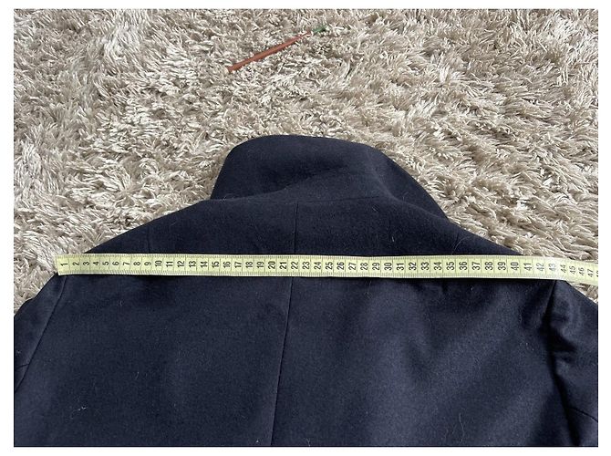 Abrigo de mezcla de lana negro Jil Sander - vista 12