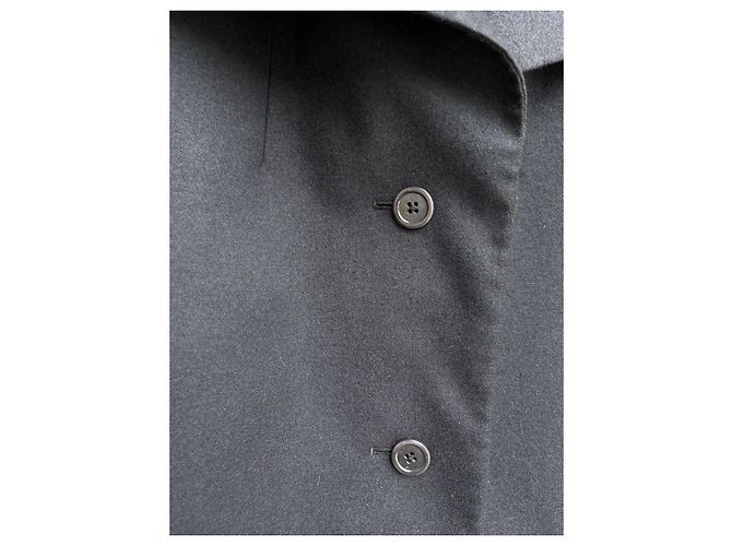 Abrigo de mezcla de lana negro Jil Sander - vista 3