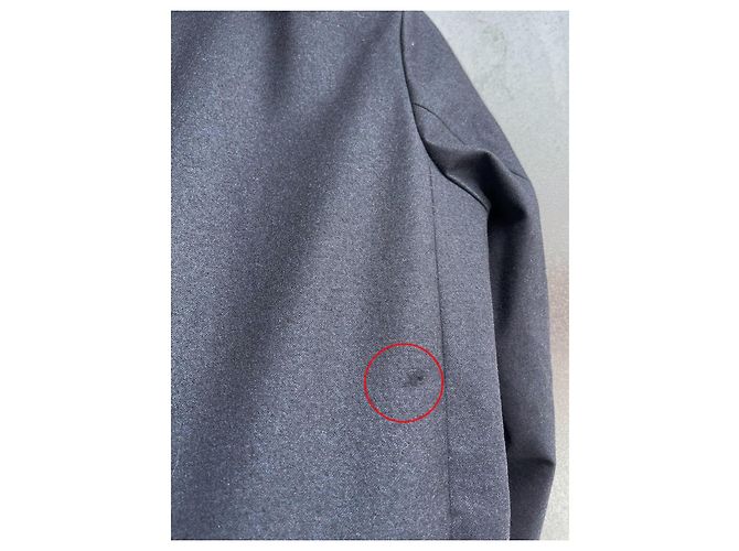 Abrigo de mezcla de lana negro Jil Sander - vista 9