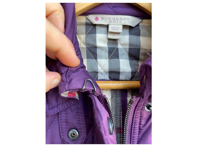 Chaqueta acolchada Burberry Brit Púrpura - vista 10