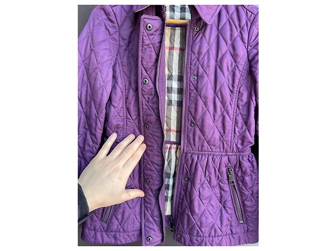 Chaqueta acolchada Burberry Brit Púrpura - vista 11
