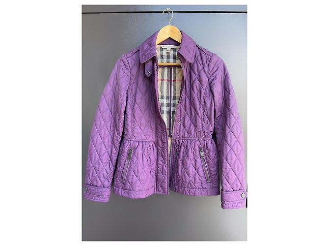 Chaqueta acolchada Burberry Brit Púrpura - vista 14