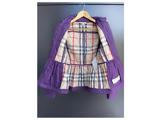 Chaqueta acolchada Burberry Brit Púrpura - vista 15