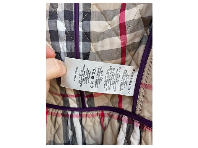 Chaqueta acolchada Burberry Brit Púrpura - vista 17