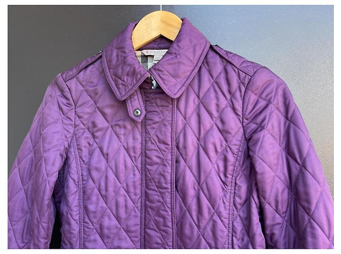 Chaqueta acolchada Burberry Brit Púrpura - vista 2