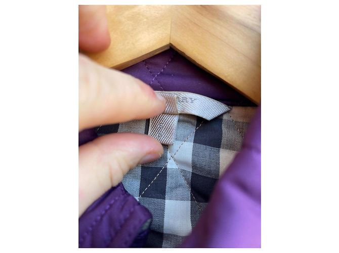 Chaqueta acolchada Burberry Brit Púrpura - vista 9