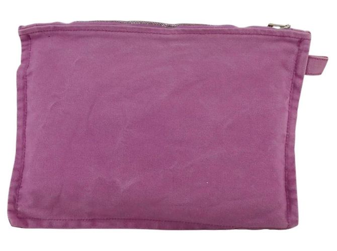 Bolso Bora MM Hermès Morado de Algodón Púrpura - vista 2