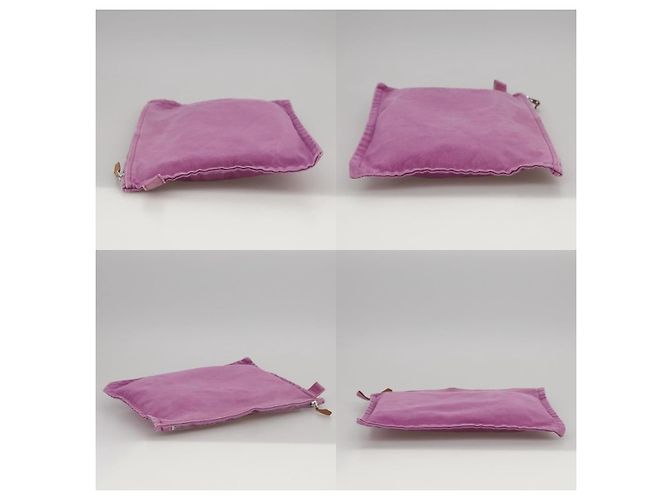 Bolso Bora MM Hermès Morado de Algodón Púrpura - vista 3