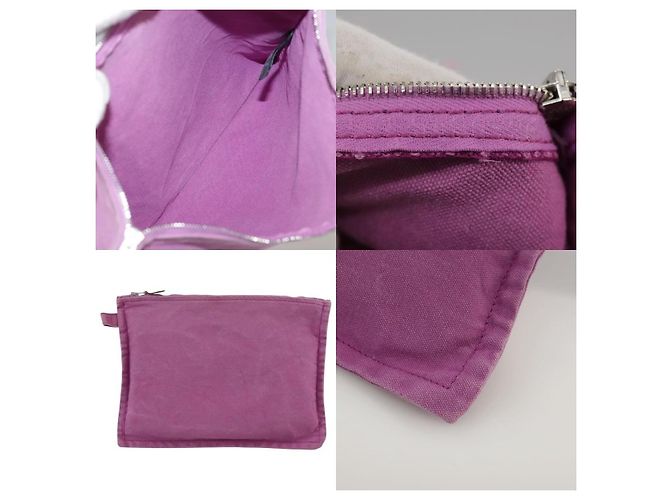 Bolso Bora MM Hermès Morado de Algodón Púrpura - vista 5