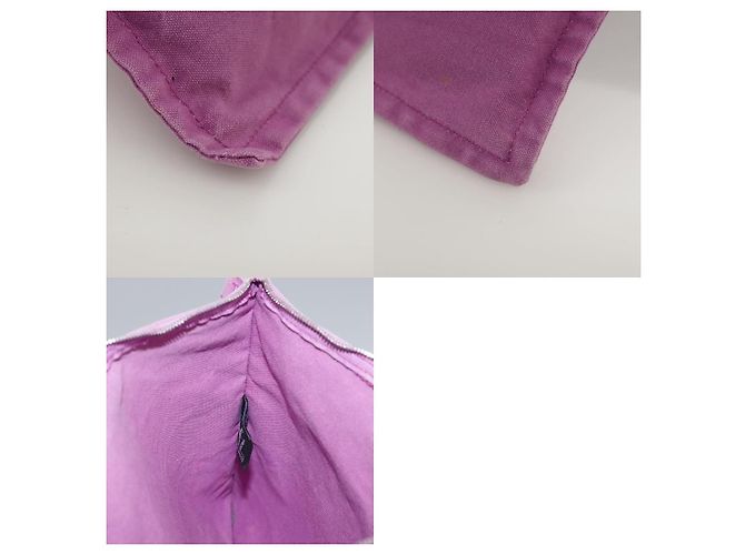 Bolso Bora MM Hermès Morado de Algodón Púrpura - vista 6