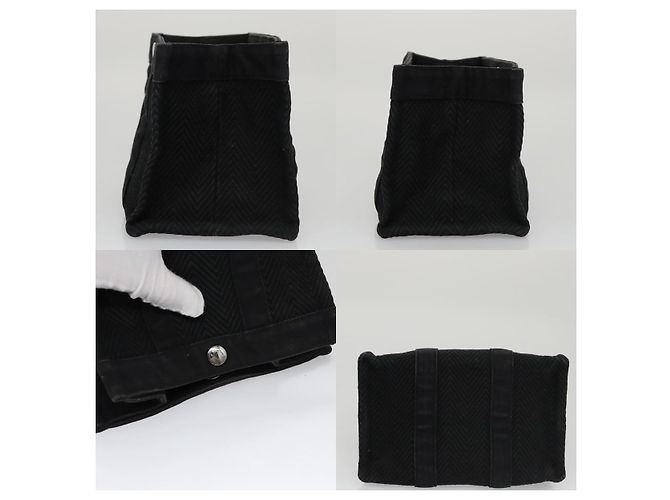 Pochette Mini Cabas Hermès Nero - vista 3