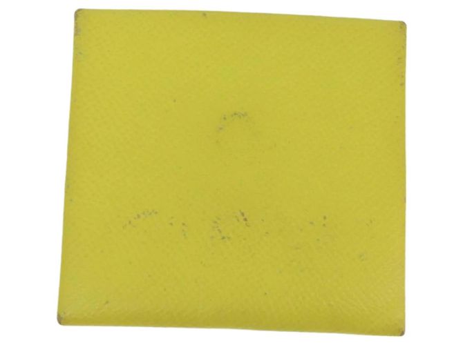 Monedero Bastia Hermès Amarillo - vista 2