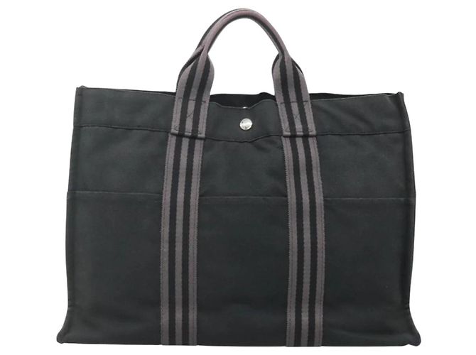Borsa Fourre Tout MM di Hermès Nero - vista 2