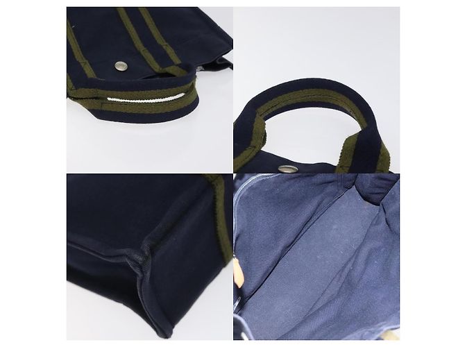 Borsa Hermès Fourre Tout PM Blu - vista 4