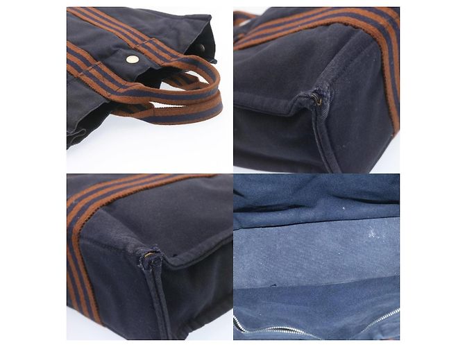 Borsa Hermès Fourre Tout PM Blu - vista 4