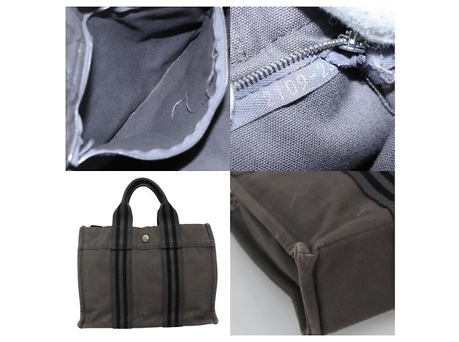 Hermès Fourre Tout PM Tote Bag Grau - Ansicht 5