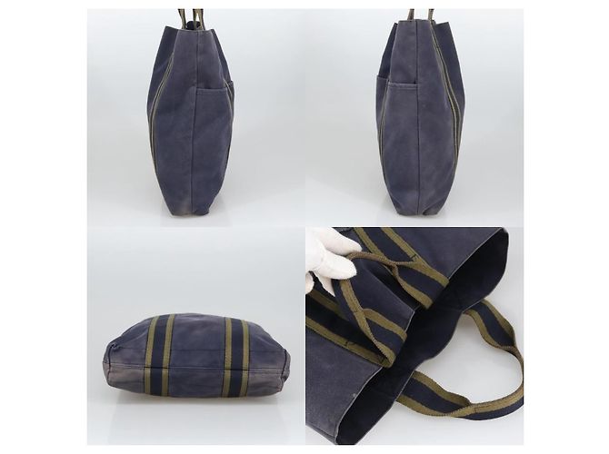 Hermès Fourre Tout Tragetasche Blau - Ansicht 3