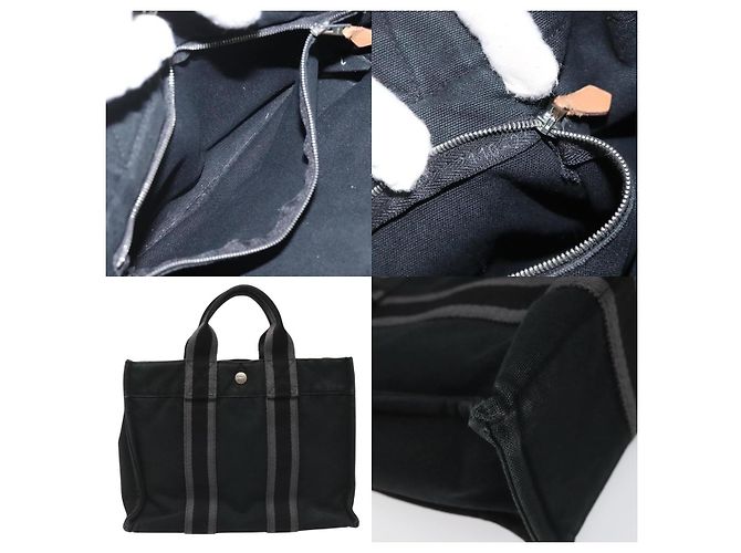 Borsa Hermès Fourre Tout PM Nero - vista 5