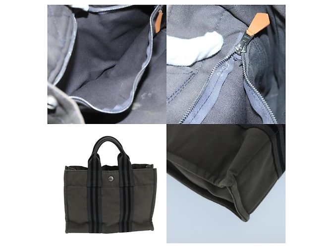 Hermès Fourre Tout PM Tote Bag Grau - Ansicht 5
