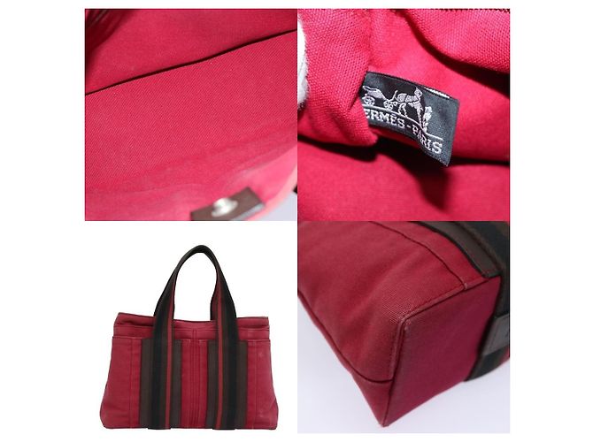 Hermès Troca Horizontal PM Handtasche Rot - Ansicht 5