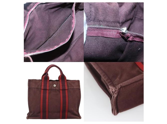 Hermès Fourre Tout PM Tote Bag Rot - Ansicht 5