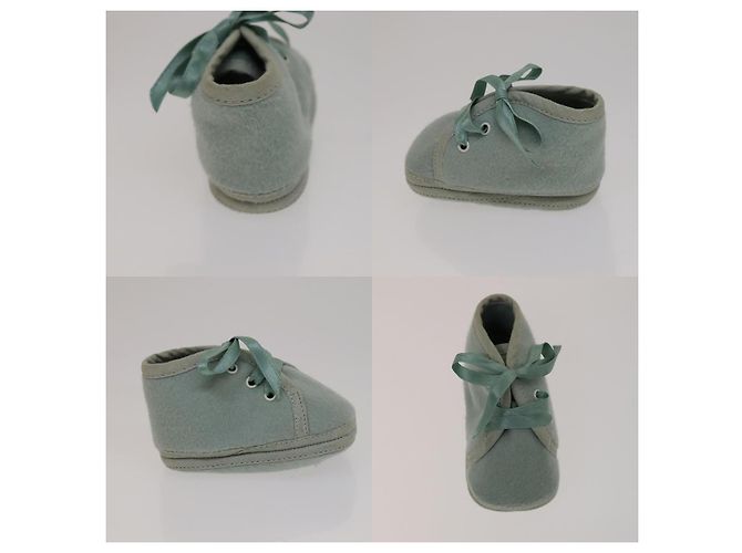 Zapatos para bebés Hermès azul lana - vista 3