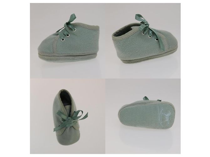 Zapatos para bebés Hermès azul lana - vista 5