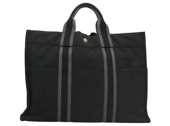 Bolso Fourre Tout MM de Hermès Negro - vista 2