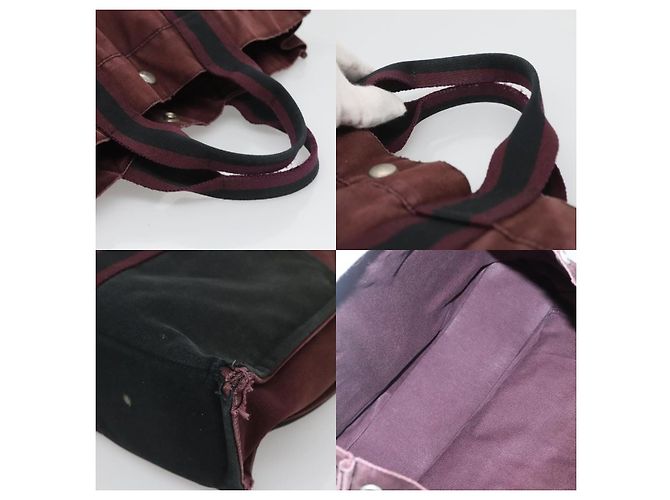 Borsa Fourre Tout MM di Hermès Rosso - vista 4