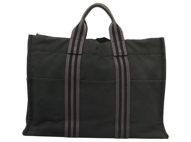 Borsa Fourre Tout MM di Hermès Nero - vista 2