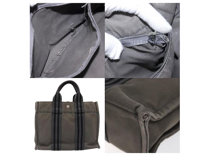 Borsa Hermès Fourre Tout PM Nero - vista 5