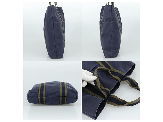 Hermès Fourre Tout Tote Bag Blau - Ansicht 3