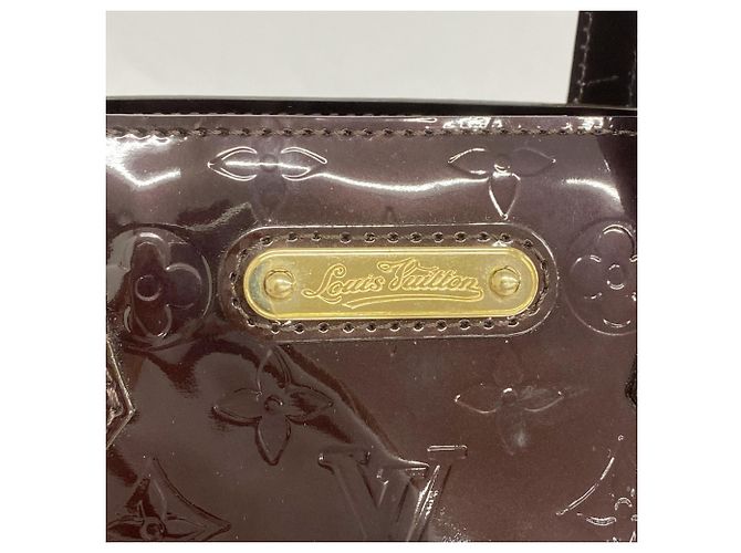 Borsa Louis Vuitton Vernis Wilshire PM Bordò - vista 11